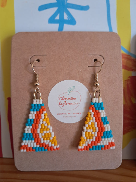 Boucles d'oreilles triangles SPRITZ