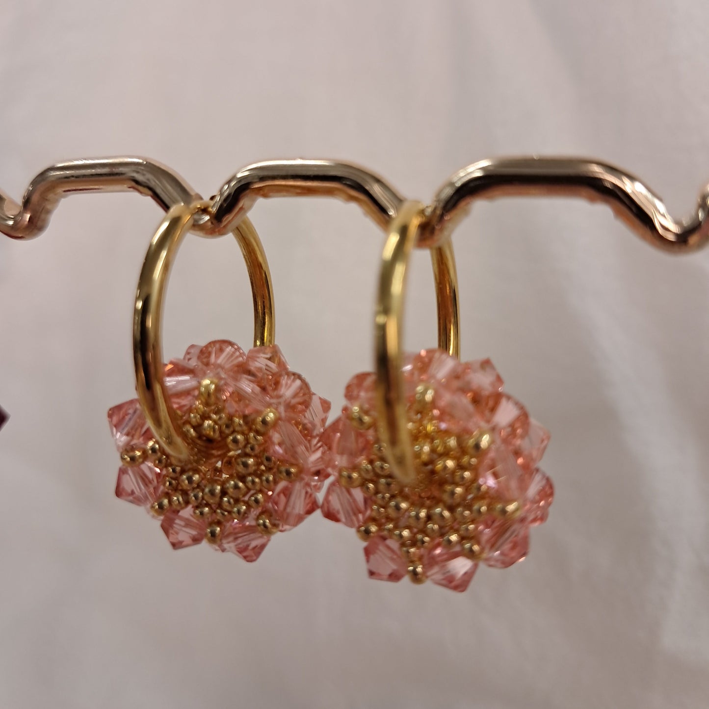 Petites créoles tambours dorées